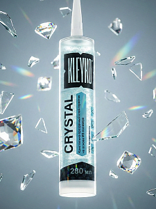 KLEYKO CRYSTAL - кристально прозрачный клей-герметик